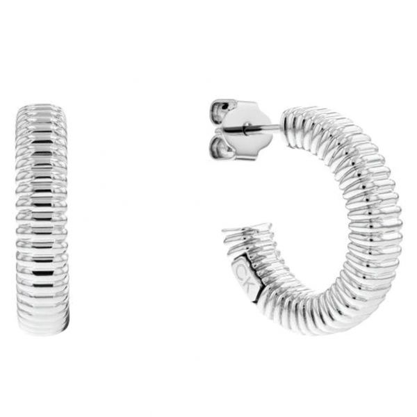 CALVIN KLEIN Earrings Silver Stainless Steel 35000031