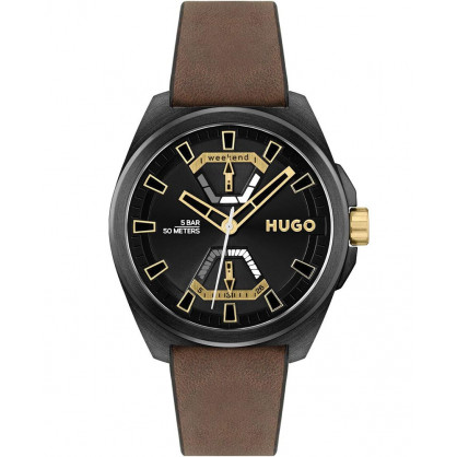 HUGO BOSS Expose Brown Leather Strap 1530241